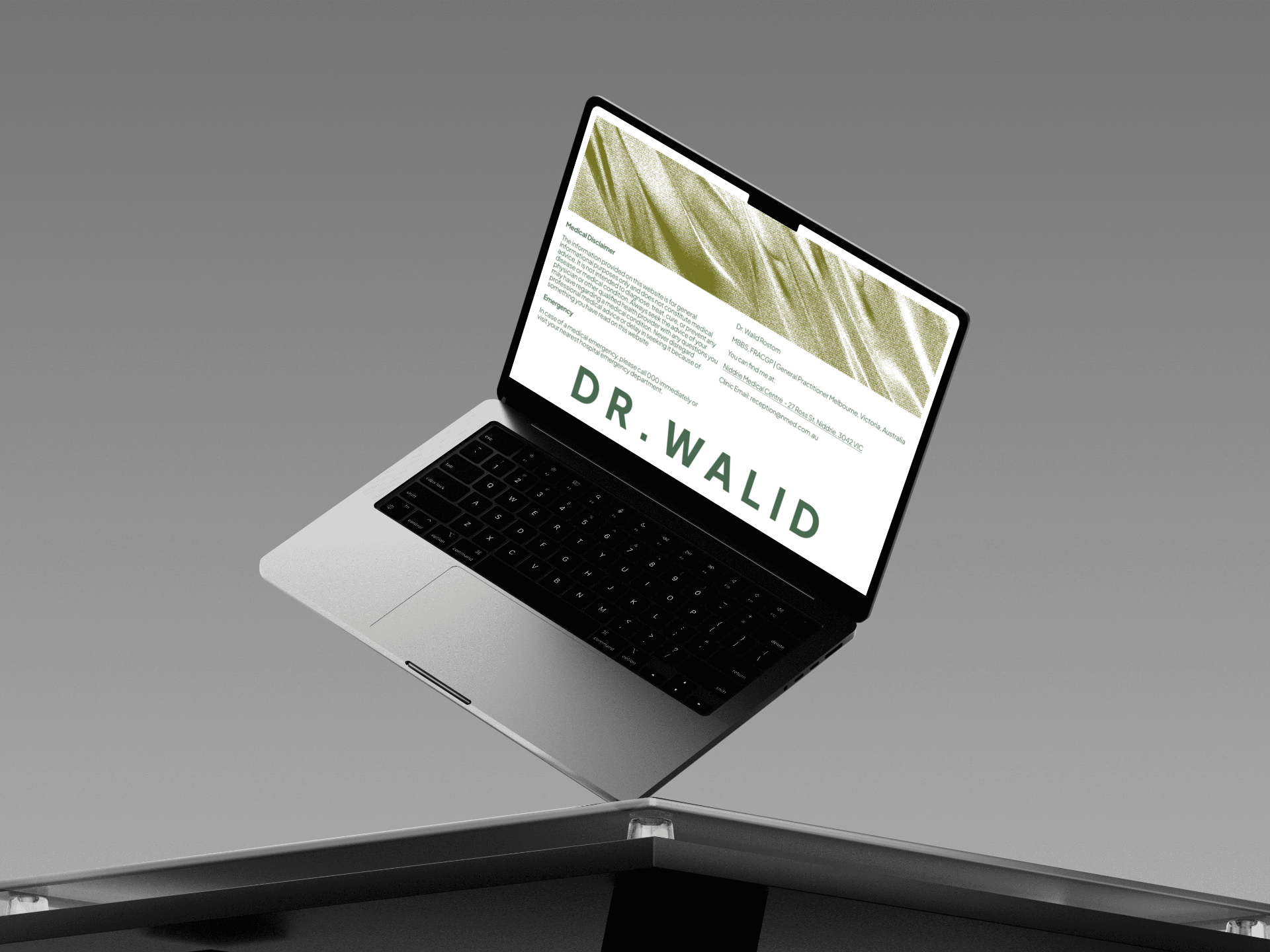 Dr Walid Landing Page, Healthcare