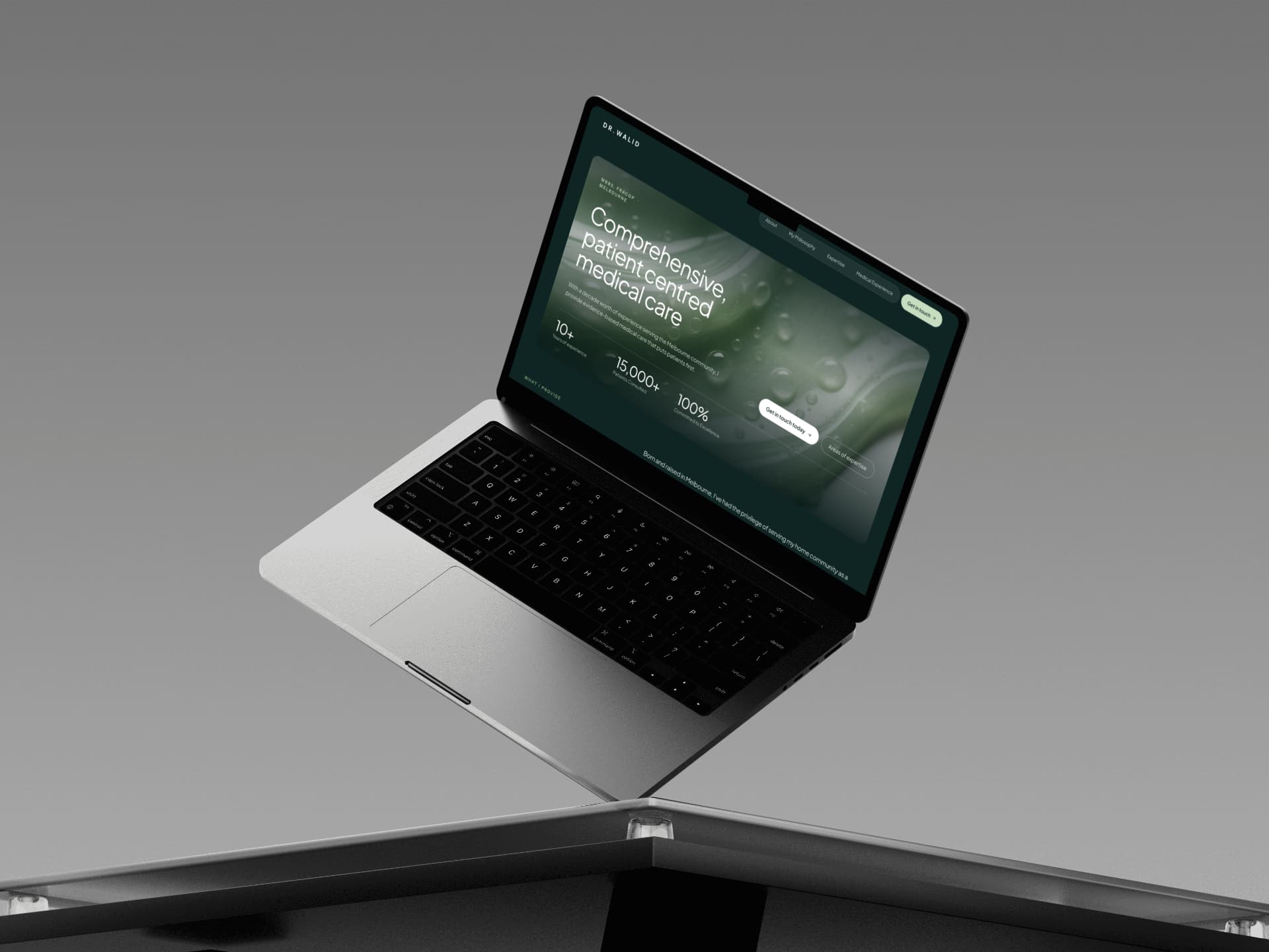 Dr Walid Landing Page, Healthcare · Landing Page